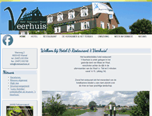 Tablet Screenshot of hotelveerhuis.nl